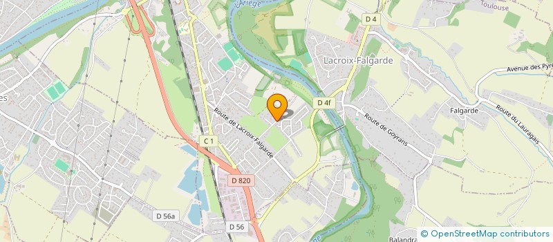 localisation de l'entreprise MONSIEUR ALAIN DURAND  PINSAGUEL