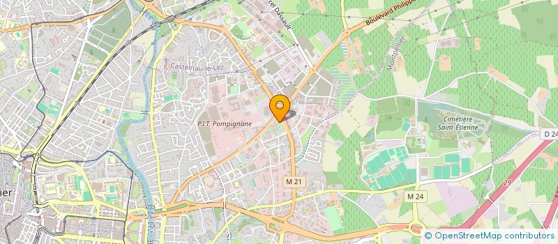 localisation de l'entreprise MONSIEUR ALAIN DURANT  MONTPELLIER