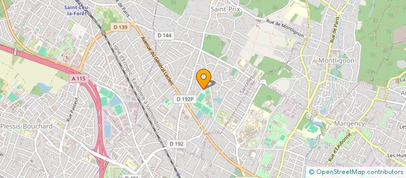 localisation de l'entreprise MONSIEUR ALAIN DURANTEAU à SAINT-PRIX