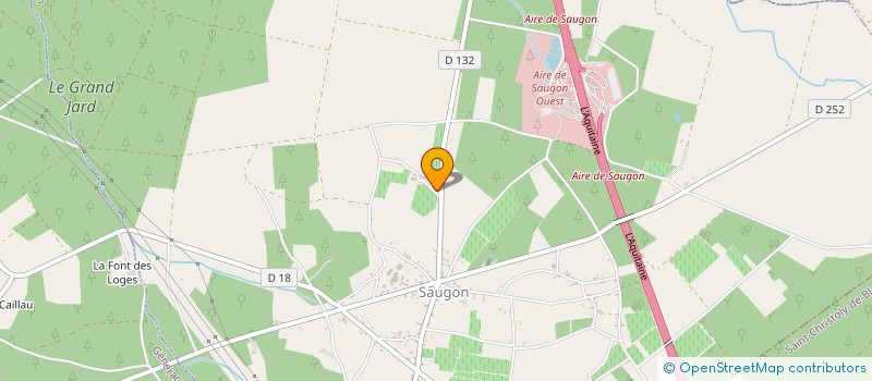 localisation de l'entreprise MONSIEUR ALAIN DURET  SAUGON