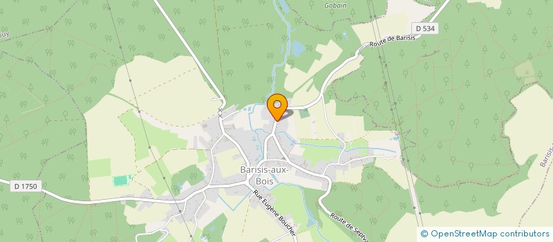 localisation de l'entreprise MONSIEUR ALAIN DURIEUX  BARISIS-AUX-BOIS