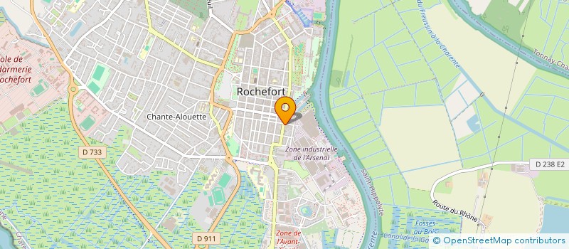 localisation de l'entreprise MONSIEUR ALAIN DURRMANN  ROCHEFORT