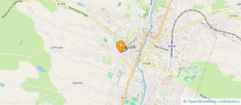 localisation de l'entreprise MONSIEUR ALAIN DUS  AUCH