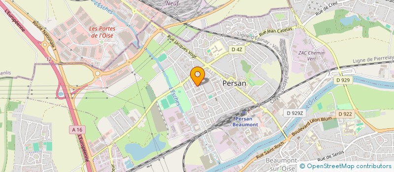 localisation de l'entreprise MONSIEUR ALAIN DUSSARD  PERSAN