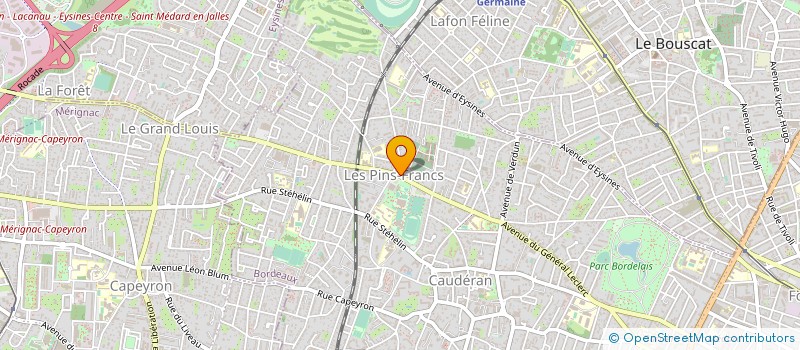 localisation de l'entreprise MONSIEUR ALAIN DUSSARRAT à BORDEAUX