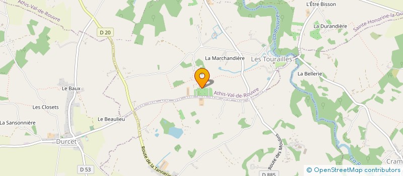 localisation de l'entreprise MONSIEUR ALAIN DUVAL à ATHIS-VAL DE ROUVRE