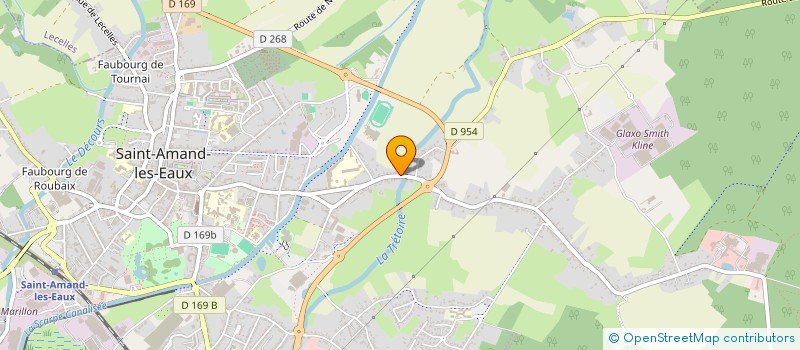 localisation de l'entreprise MONSIEUR ALAIN DUWEZ  SAINT-AMAND-LES-EAUX