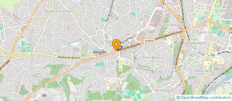 localisation de l'entreprise MONSIEUR ALAIN ECLANCHER à ANGLET
