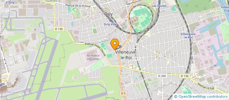 localisation de l'entreprise MONSIEUR ALAIN EDDIE RAMELIJAONA  VILLENEUVE-LE-ROI