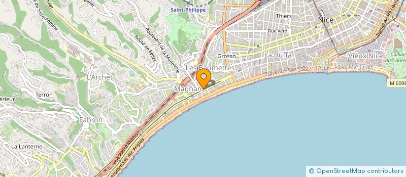 localisation de l'entreprise MONSIEUR ALAIN EDERY  NICE
