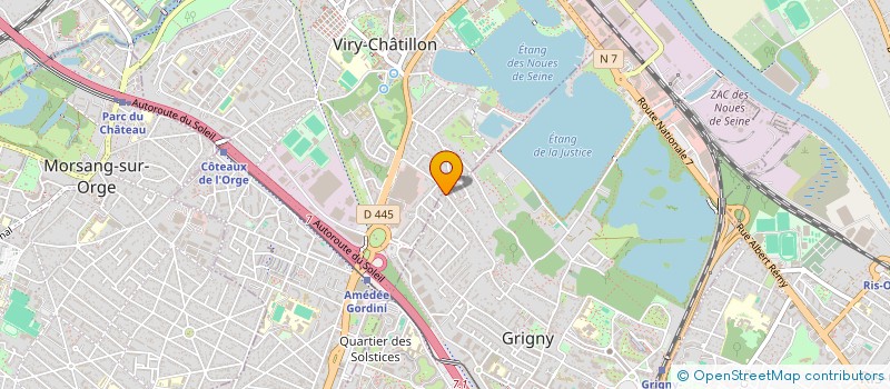 localisation de l'entreprise MONSIEUR ALAIN EDO  GRIGNY