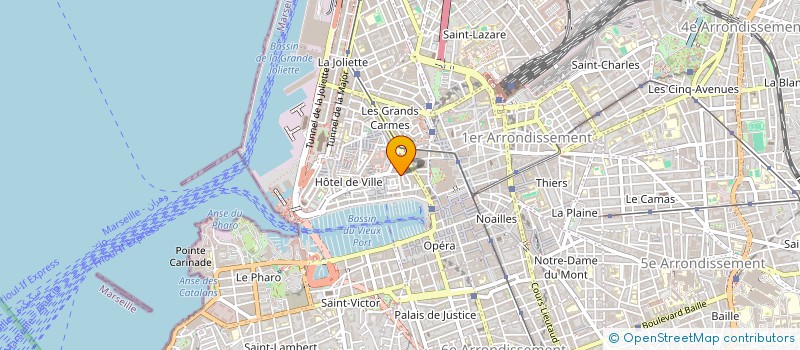 localisation de l'entreprise MONSIEUR ALAIN EL HARAKE  MARSEILLE
