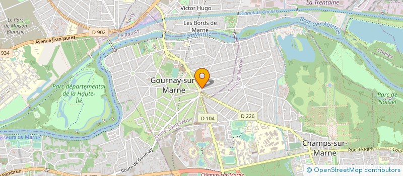 localisation de l'entreprise MONSIEUR ALAIN ELBAZ  GOURNAY-SUR-MARNE