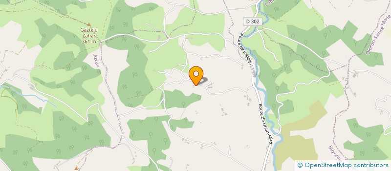 localisation de l'entreprise MONSIEUR ALAIN ELICHIRY à PAGOLLE