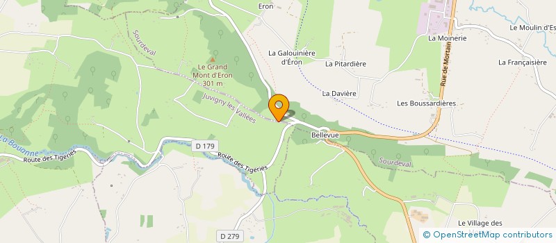 localisation de l'entreprise MONSIEUR ALAIN-EMMANUEL FONDIN  PERRIERS-EN-BEAUFICEL