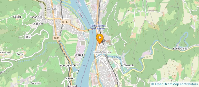 localisation de l'entreprise MONSIEUR ALAIN EMONOZ à SAINT-VALLIER