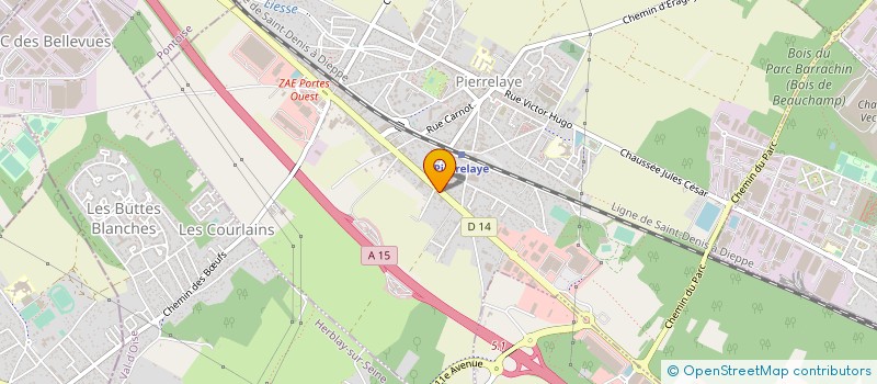 localisation de l'entreprise MONSIEUR ALAIN EMPROUX  CAZOULS-LES-BEZIERS