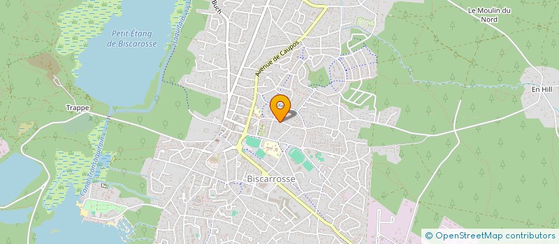 localisation de l'entreprise MONSIEUR ALAIN ENGLERT  BISCARROSSE