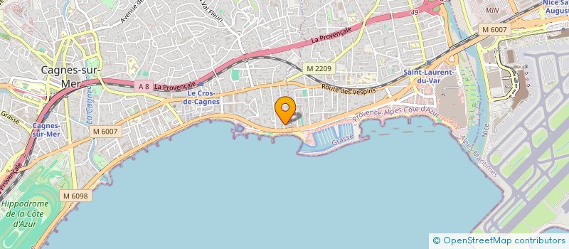 localisation de l'entreprise MONSIEUR ALAIN EPSTEIN  CAGNES-SUR-MER