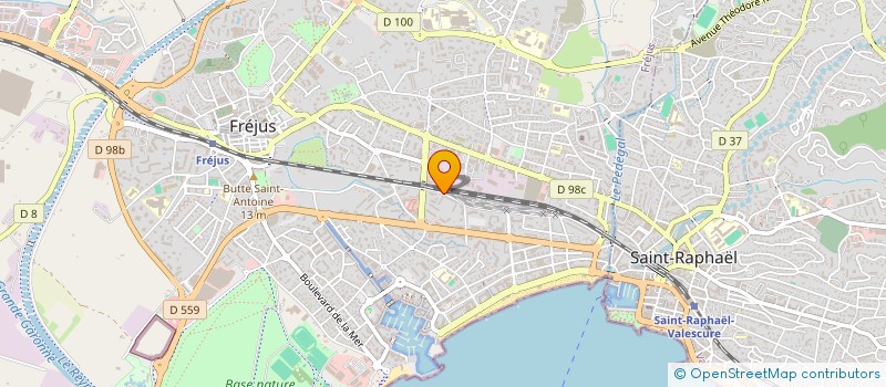 localisation de l'entreprise MONSIEUR ALAIN ERARD à FREJUS