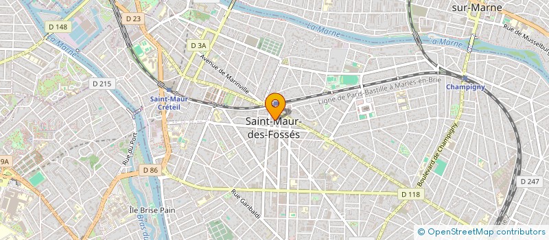 localisation de l'entreprise MONSIEUR ALAIN ERBIBOU à SAINT-MAUR-DES-FOSSES
