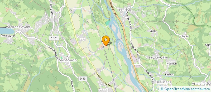 localisation de l'entreprise MONSIEUR ALAIN ESCALE  SAINT-SAVIN