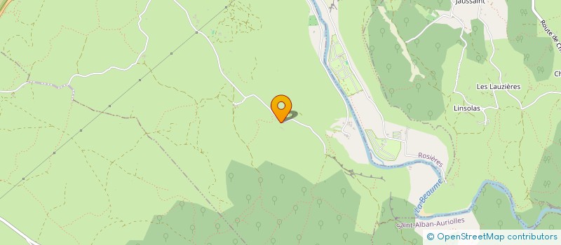 localisation de l'entreprise MONSIEUR ALAIN ESCHALIER  JOYEUSE