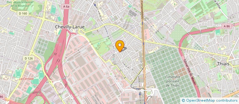 localisation de l'entreprise MONSIEUR ALAIN ESFANDIARI  CHEVILLY-LARUE