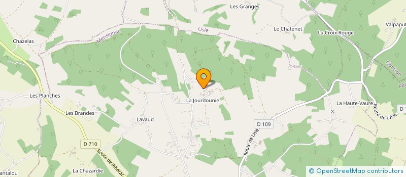localisation de l'entreprise MONSIEUR ALAIN ESPALLIER à MENSIGNAC