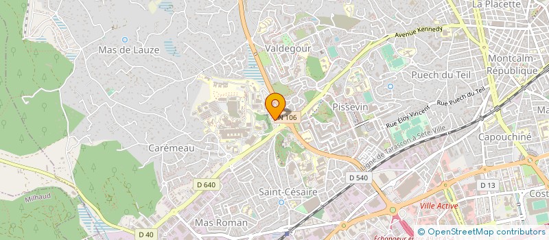 localisation de l'entreprise MONSIEUR ALAIN ESPANA  NIMES