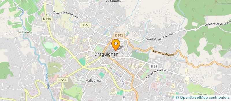 localisation de l'entreprise MONSIEUR ALAIN ESPITALIER  DRAGUIGNAN