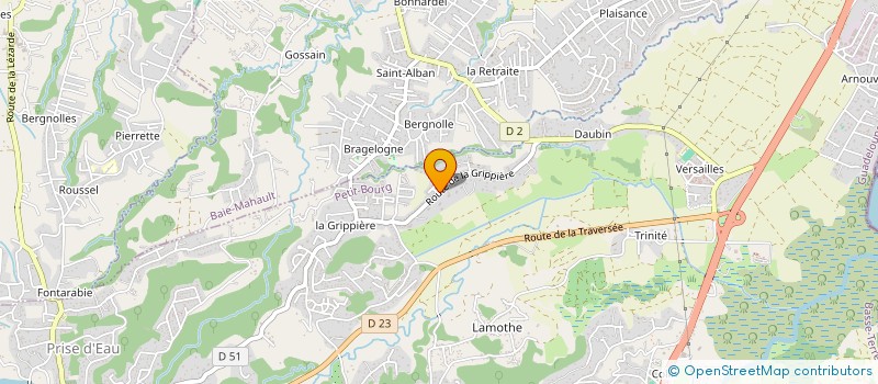 localisation de l'entreprise MONSIEUR ALAIN ESTHER  PETIT-BOURG