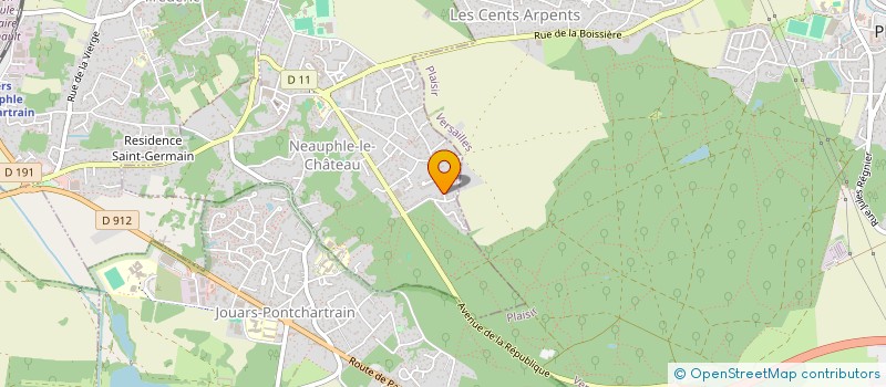 localisation de l'entreprise MONSIEUR ALAIN ESTIVAL  NEAUPHLE-LE-CHATEAU