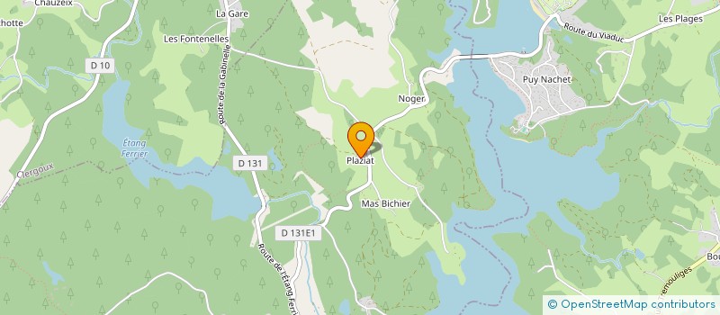 localisation de l'entreprise MONSIEUR ALAIN ESTORGES  SAINT-PARDOUX-LA-CROISILLE