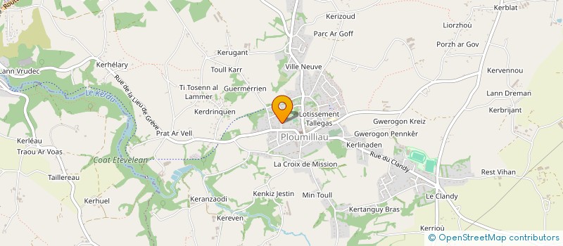 localisation de l'entreprise MONSIEUR ALAIN ESTRADE à PLOUMILLIAU