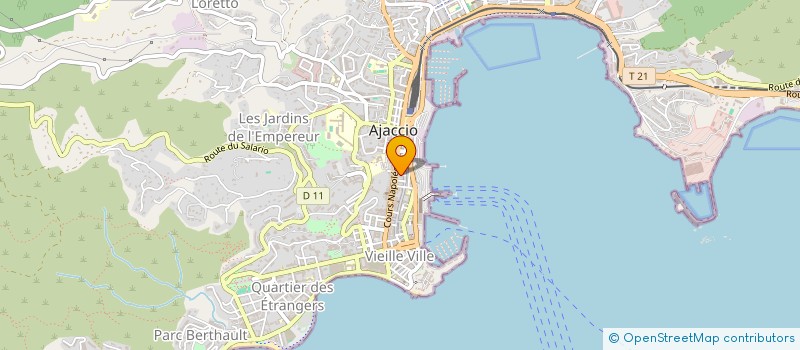 localisation de l'entreprise MONSIEUR ALAIN ETTORI à AJACCIO