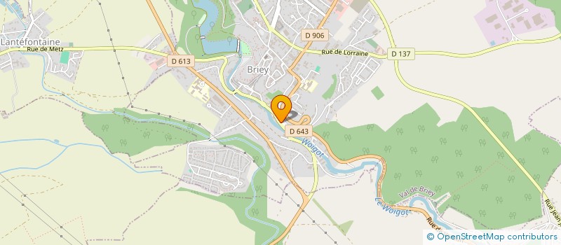 localisation de l'entreprise MONSIEUR ALAIN ETTRAPINI  VAL DE BRIEY