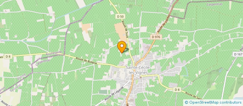 localisation de l'entreprise MONSIEUR ALAIN EUSTACHY  SAINTE-CECILE-LES-VIGNES