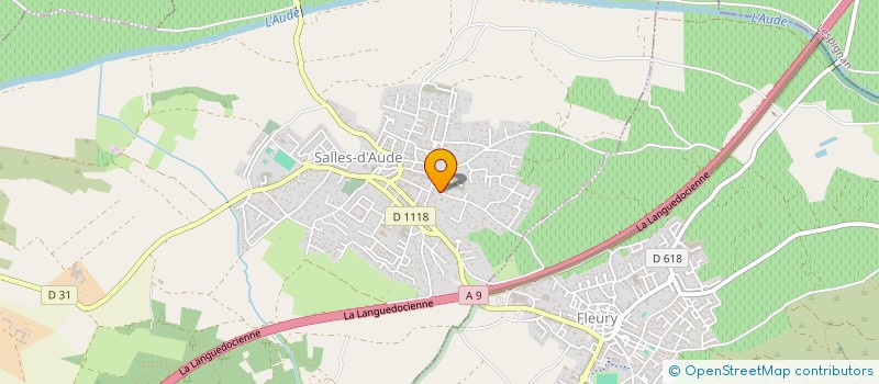 localisation de l'entreprise MONSIEUR ALAIN FABAS  SALLES-D'AUDE