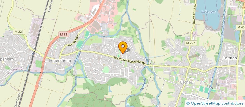 localisation de l'entreprise MONSIEUR ALAIN FABIAN  FEGERSHEIM