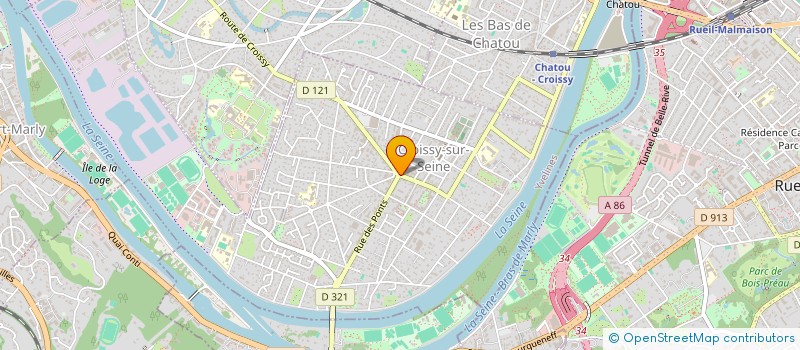 localisation de l'entreprise MONSIEUR ALAIN FABRE  CROISSY-SUR-SEINE