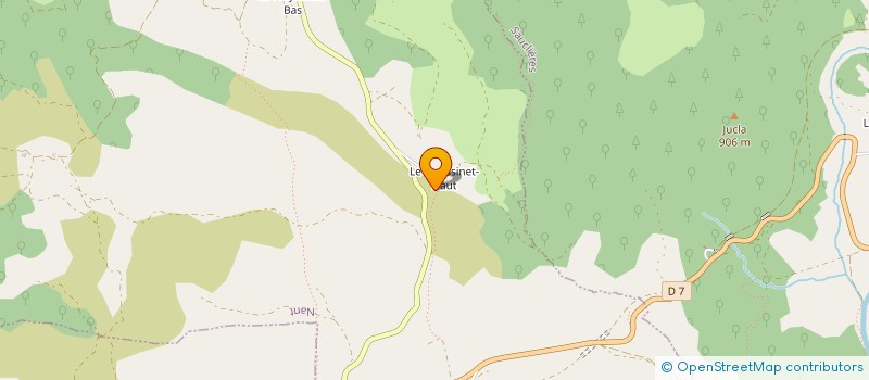 localisation de l'entreprise MONSIEUR ALAIN FABREGUES  SAINTE-EULALIE-DE-CERNON