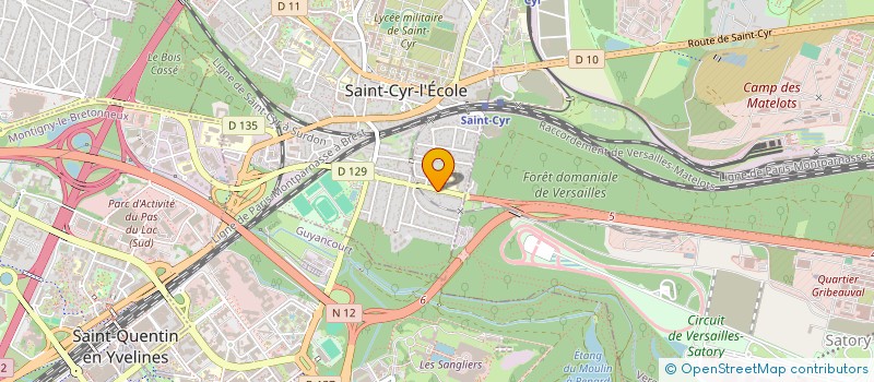 localisation de l'entreprise MONSIEUR ALAIN FAILLET  SAINT-CYR-L'ECOLE