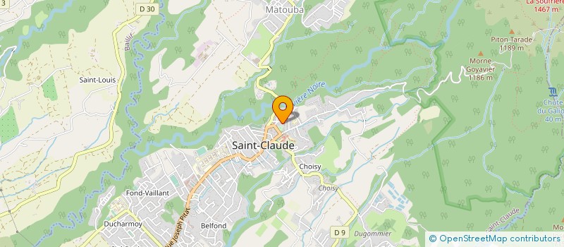 localisation de l'entreprise MONSIEUR ALAIN FAINTRENIE à SAINT-CLAUDE
