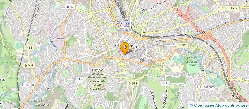 localisation de l'entreprise MONSIEUR ALAIN FALCOZ  CHAMBERY