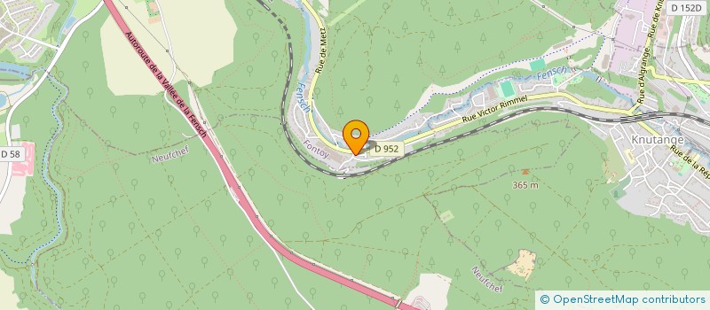 localisation de l'entreprise MONSIEUR ALAIN FALLEMPIN  FONTOY