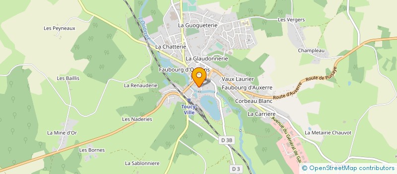 localisation de l'entreprise MONSIEUR ALAIN FALTINAN à TOUCY