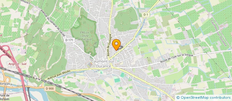 localisation de l'entreprise MONSIEUR ALAIN FANTINI  CAUMONT-SUR-DURANCE