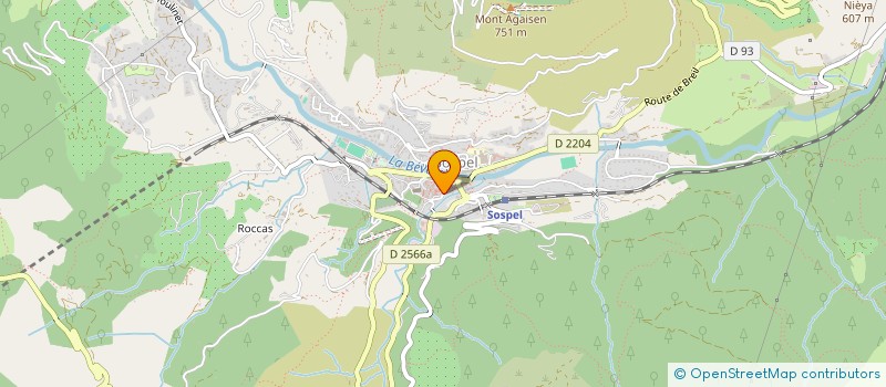 localisation de l'entreprise MONSIEUR ALAIN FAREY  SOSPEL