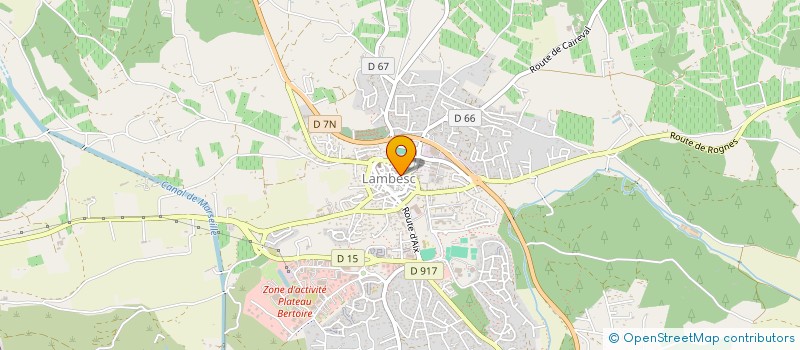 localisation de l'entreprise MONSIEUR ALAIN FAROUX à LAMBESC